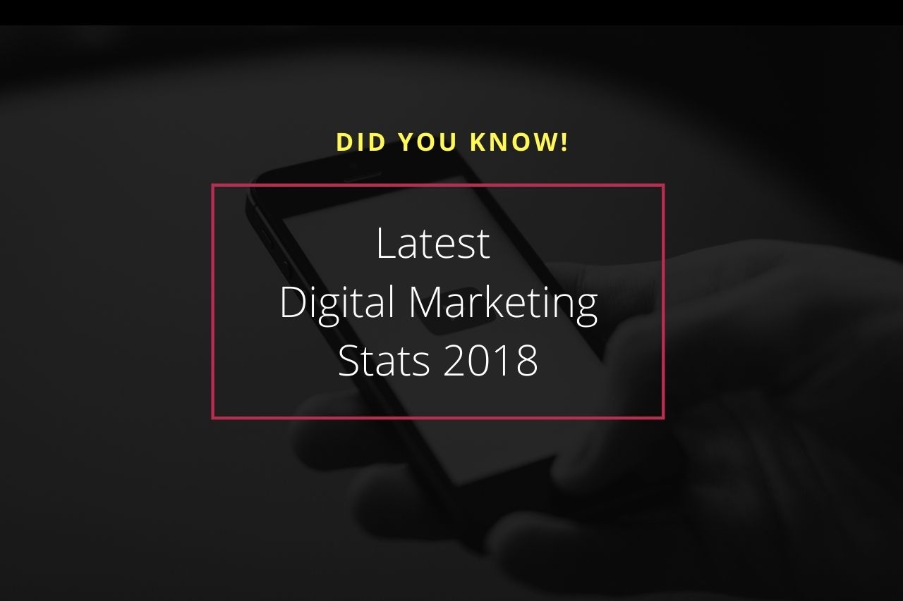 Latest digital marketing statistics 2018
