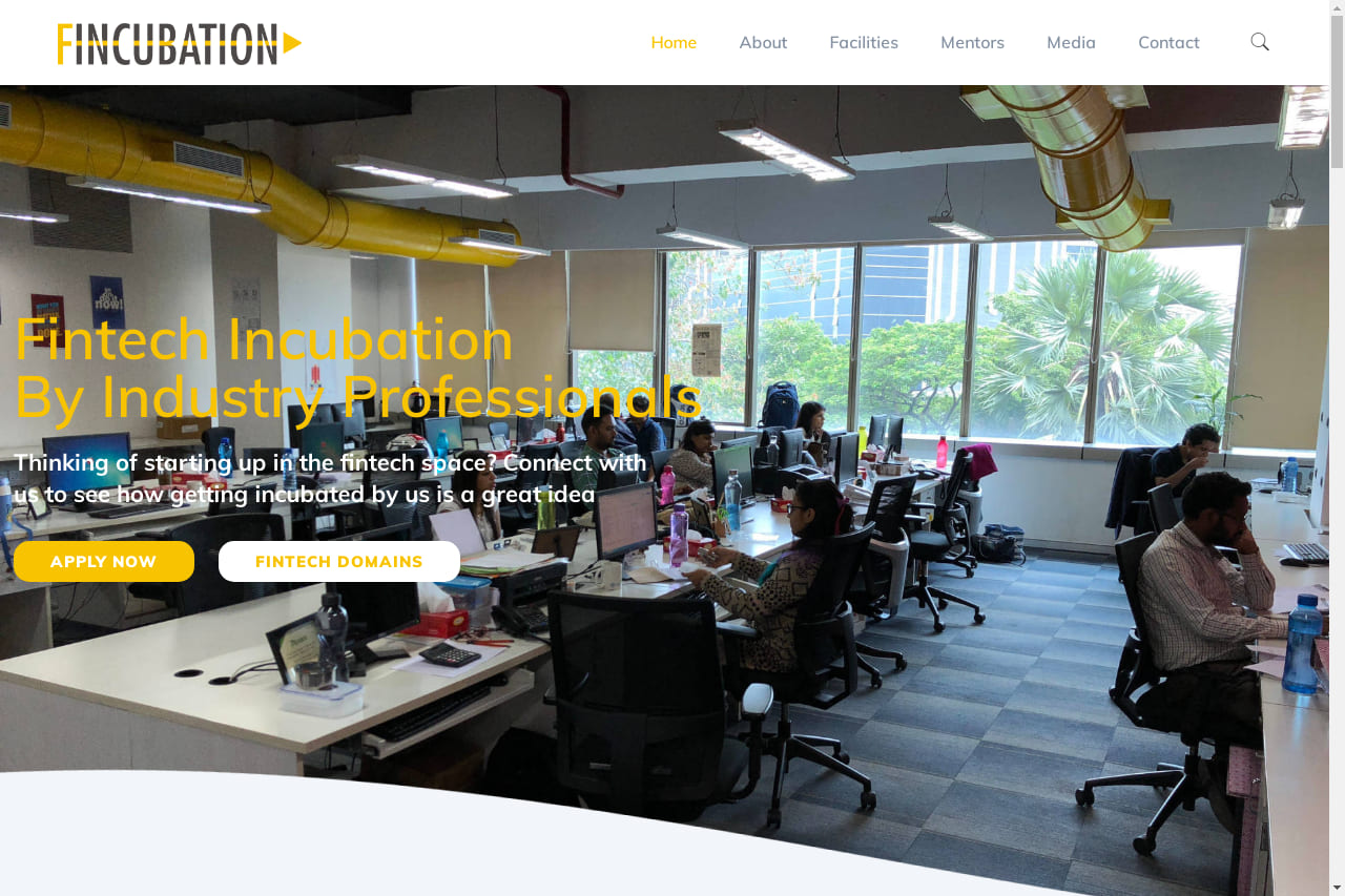 Website Development For Fincubation