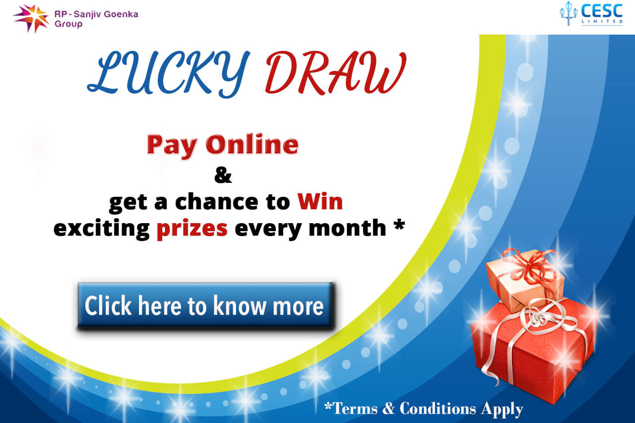 Website Banner For CESC Lucky Draw