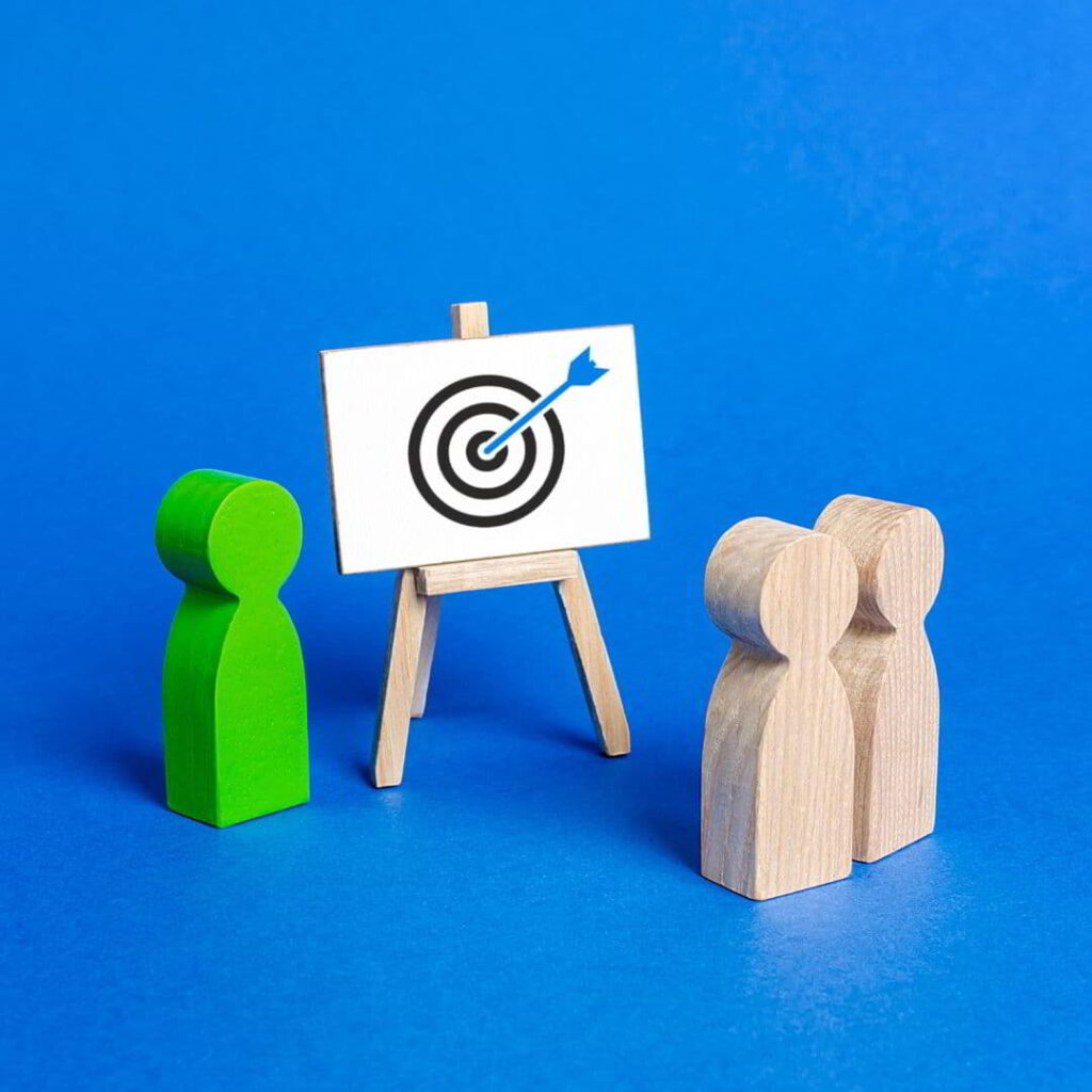 Retargeting Ads People Near Dartboard