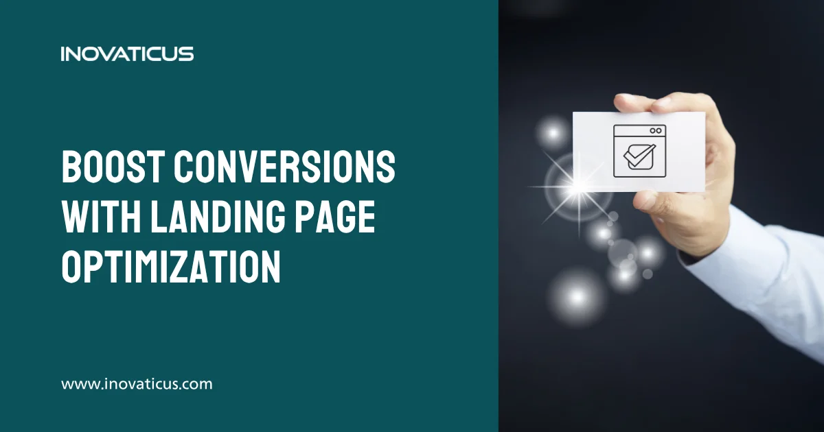 Boost Conversions With Landing Page Optimization